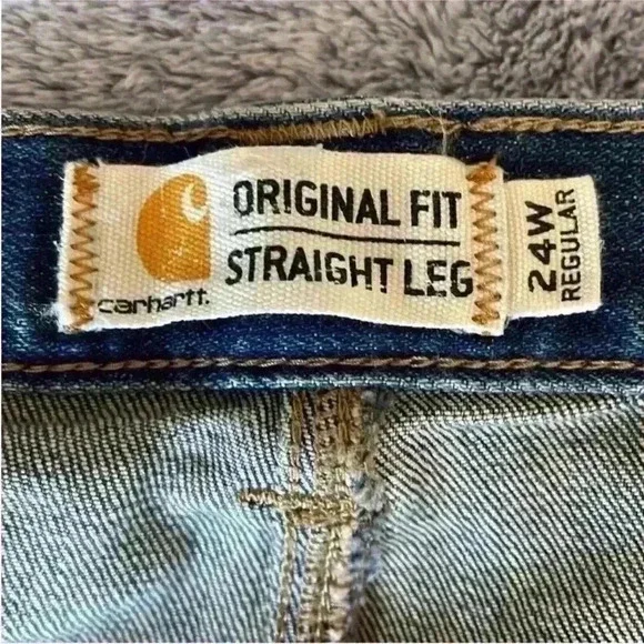 Carhartt Blaine Jean Original Fit Rugged Flex Jeans - Straight Leg Size 24W NWT - Picture 6 of 11